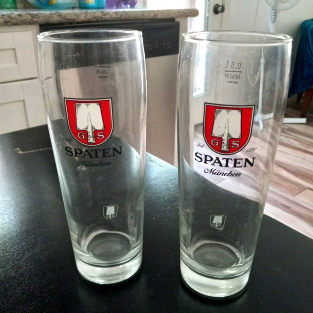 Spaten Set of Matching German Beer Glasses